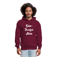 Men's Hoodie - burgundy