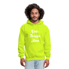 Men's Hoodie - safety green