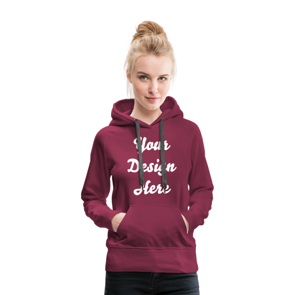 Women’s Premium Hoodie - burgundy