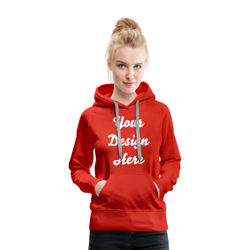 Women’s Premium Hoodie - red