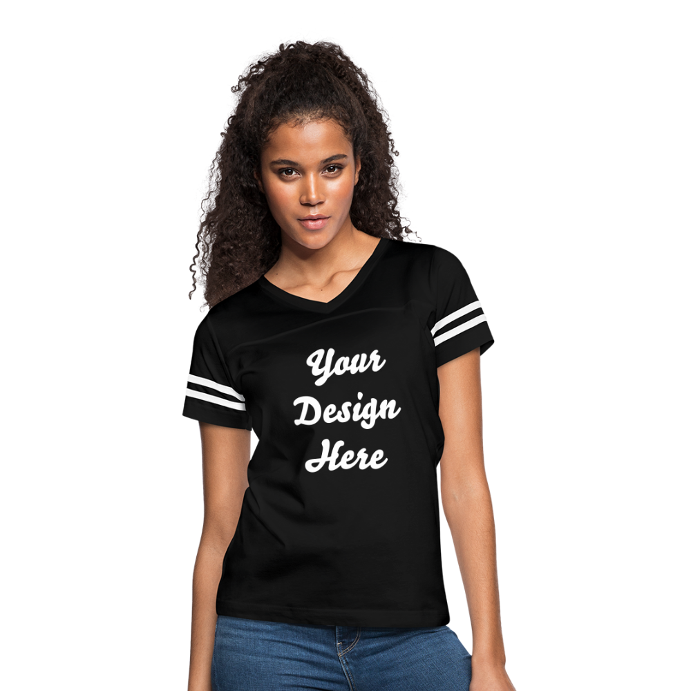 Women’s Vintage Sport T-Shirt - black/white