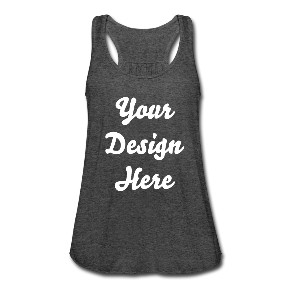 Women's Flowy Tank Top by Bella - deep heather