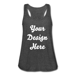 Women's Flowy Tank Top by Bella - deep heather