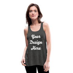 Women's Flowy Tank Top by Bella - deep heather