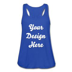 Women's Flowy Tank Top by Bella - royal blue