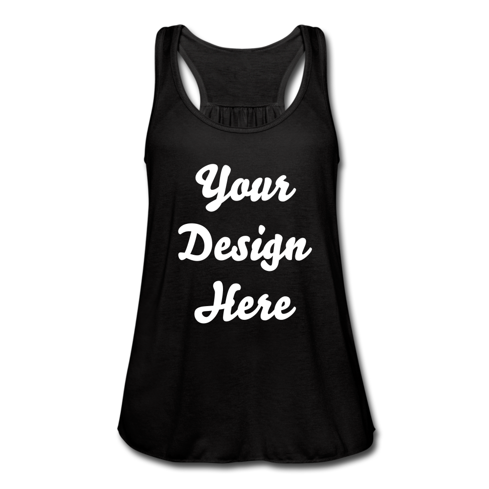 Women's Flowy Tank Top by Bella - black