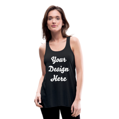 Women's Flowy Tank Top by Bella - black