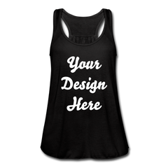 Women's Flowy Tank Top by Bella - black