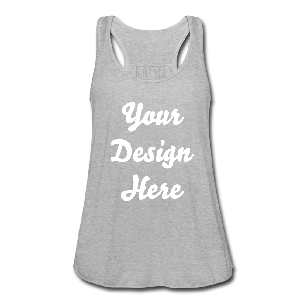 Women's Flowy Tank Top by Bella - heather gray