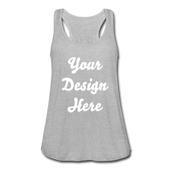 Women's Flowy Tank Top by Bella - heather gray