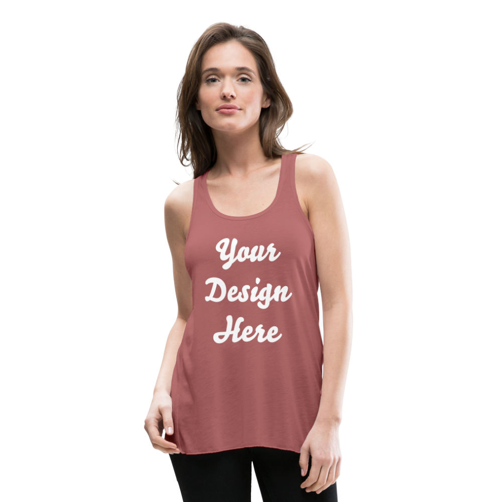 Women's Flowy Tank Top by Bella - mauve