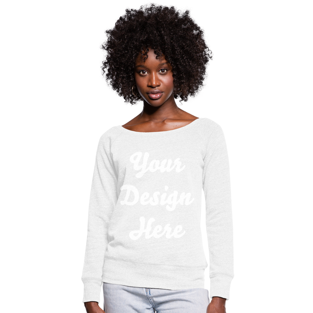 Women's Wideneck Sweatshirt - white