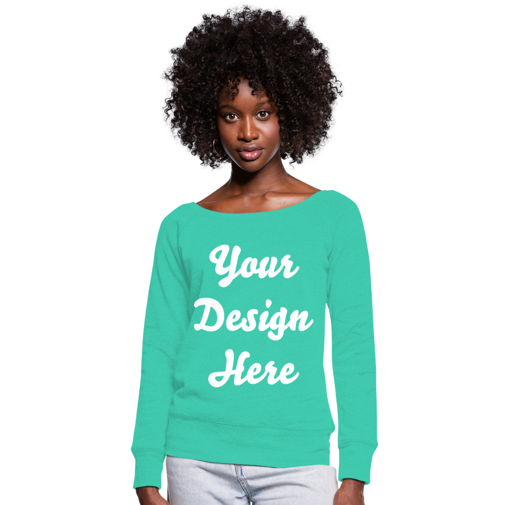 Women's Wideneck Sweatshirt - teal