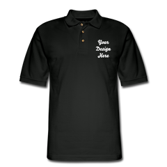 Men's Pique Polo Shirt - black