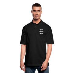 Men's Pique Polo Shirt - black