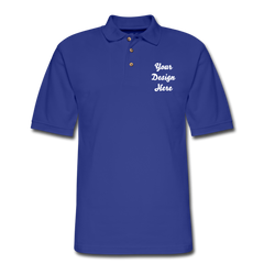 Men's Pique Polo Shirt - royal blue