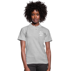 Ladie's Polo - heather gray