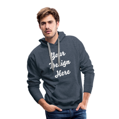 Men’s Premium Hoodie - heather denim