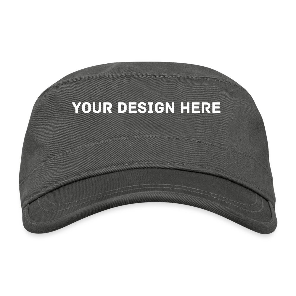 Organic Cadet Cap - charcoal