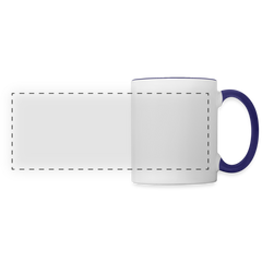 Panoramic Mug - white/cobalt blue